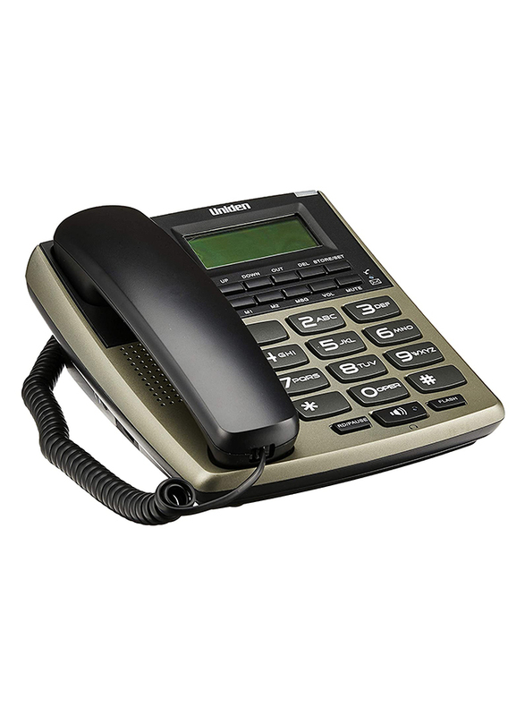 

Uniden AS7402 Landline Corded Phone, Titanium/Black