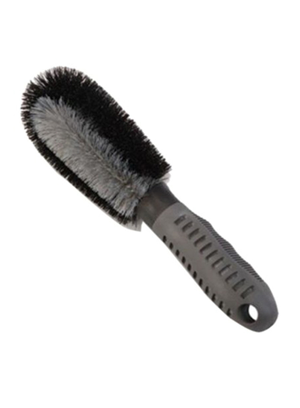 Auto Plus Wheel Brush, Black/Grey