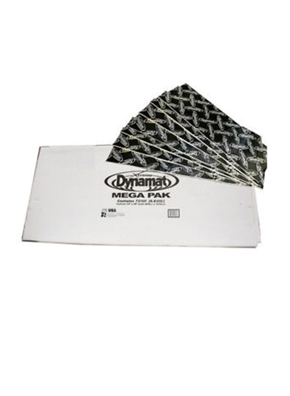 Dynamat Xtreme Mega Pak, 72sqft, Black/White