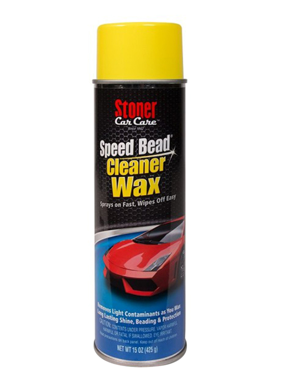 Stoner 425gm Speed Bead Quick Wax Detailer, Black