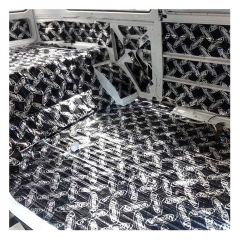 Dynamat Xtreme Mega Pak, 72sqft, Black/White