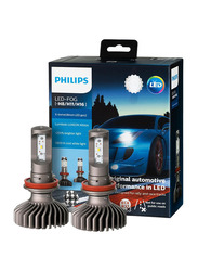 Philips LED-Fog H8/H11/H16 5800K X-tremeUltinon Gen2 Headlight Bulb Set, 1 Pair