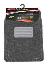 Autoplus Coil Floor Mat Set, Grey, 4 Pieces