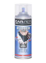 Car-Rep 400ml Rubber Comp Rubberized Spray, Camo Brown Matte