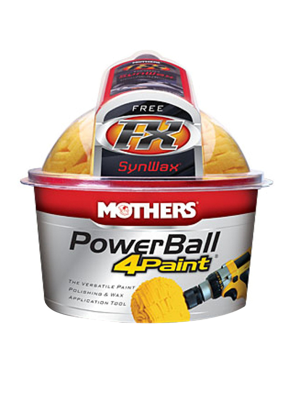 Mothers Powerball 4Paint Polishing Tool, Yellow