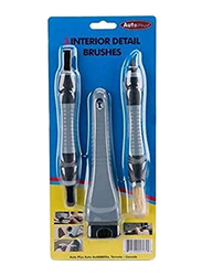 Auto Plus 3-Piece Detailing Car Brush Set