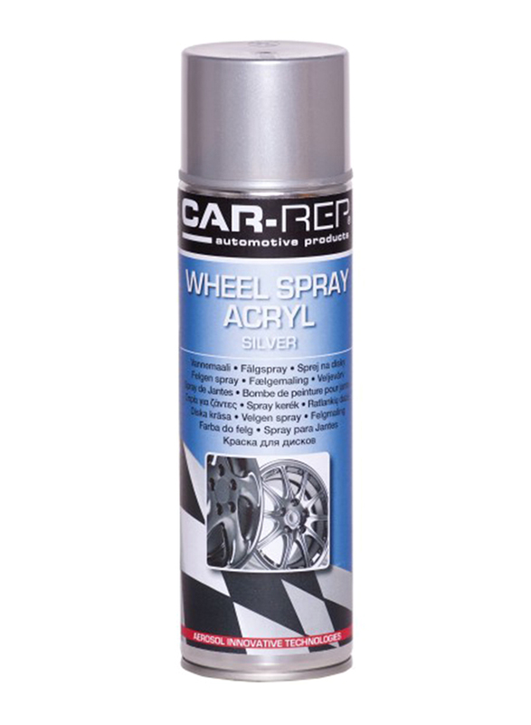 Car-Rep 500ml Wheel Spray, Silver