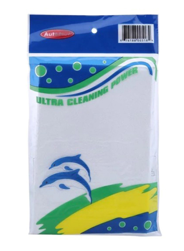 Auto Plus Ultra Cleaning Microfiber Cloth, White
