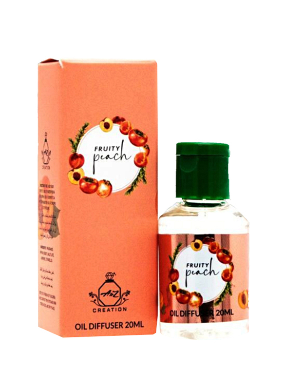 

A to Z Creation Fruity Peach Diffuser Oil, 12 x 20ml, Orange