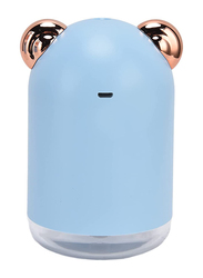 Entatial USB Humidifier, Rechargeable Soothing Mist Cute Shape Humidifier with Night Light, 220ml, Blue