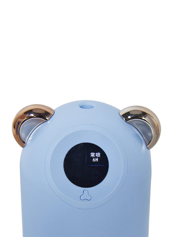 Entatial USB Humidifier, Rechargeable Soothing Mist Cute Shape Humidifier with Night Light, 220ml, Blue