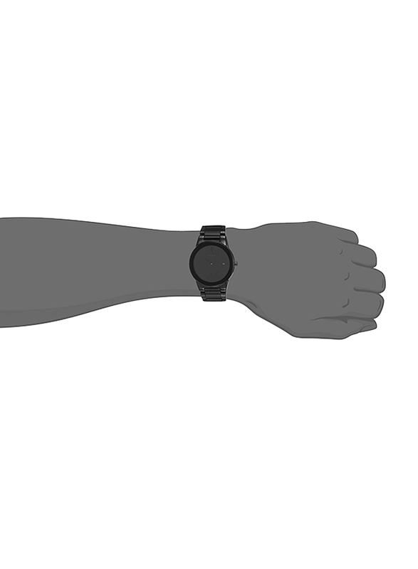 Citizen Eco-Drive Analog Watch for Men with Stainless Steel Band, AU1065-58E, Black