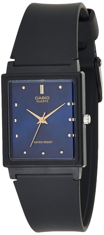 

Casio Analog Watch for Men with Resin Band, Water Resistant, MQ-38-2A, Blue-Black