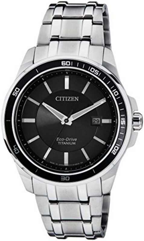 

Citizen Analog Watch for Men with Metal Band, BM6921-58E, Silver-Black