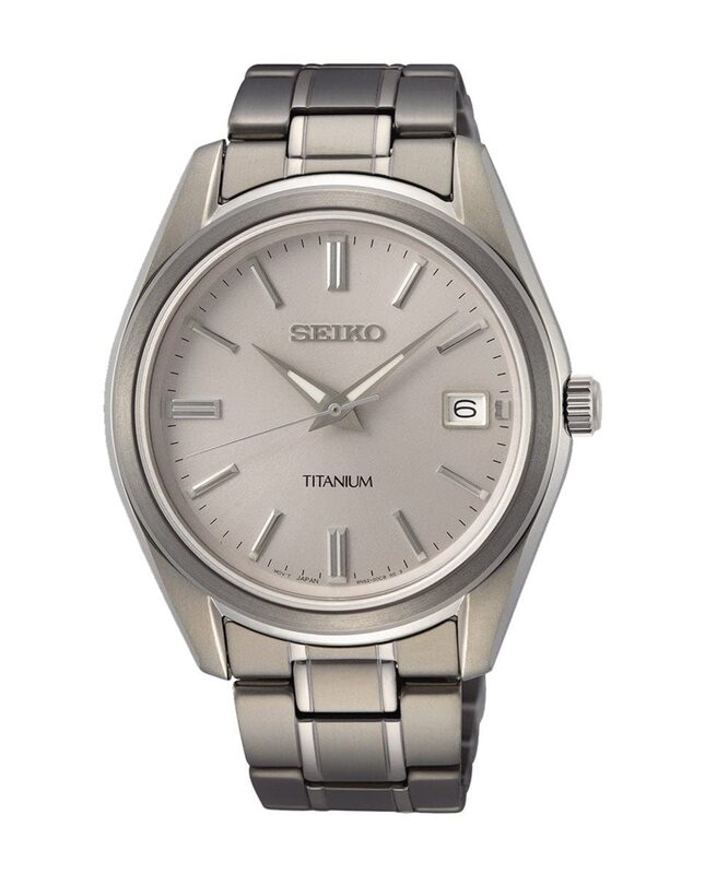 

Seiko Analog Watch for Men with Stainless Steel Band, Water Resistant, SUR369P1, Silver-Silver