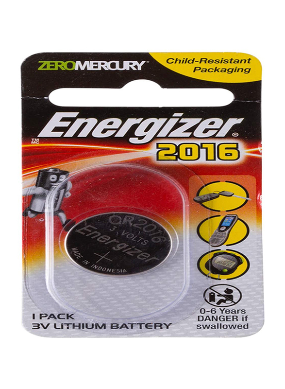

Energizer 3V Electronic Watch Lithium Battery, 2016, Silver