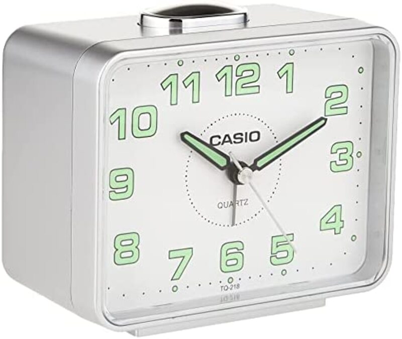 

Casio Alarm Clock, Tq-218-8Df, Grey