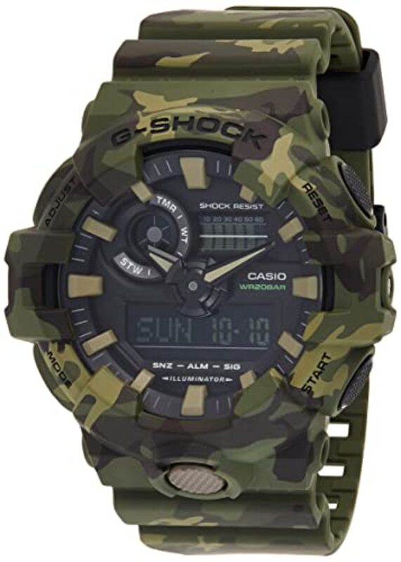 

Casio Analog/Digital Watch for Men with Resin Band, GA-700CM-8AER, Multicolour-Multicolour