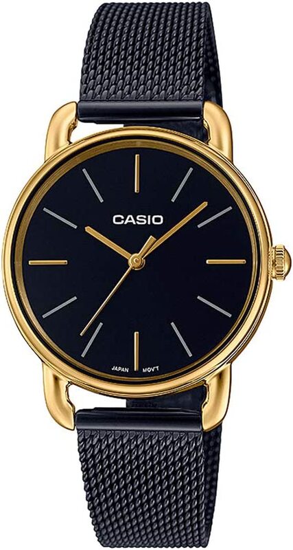 

Casio Analog Enticer Watch for Women with Stainless Steel Band, Water Resistant, A1793, Black