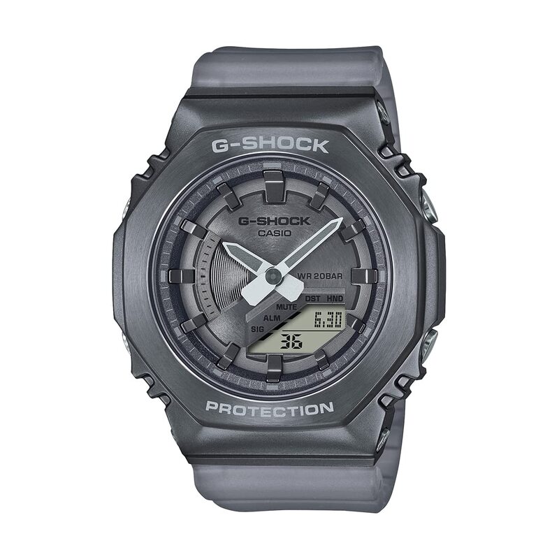 

Casio G-Shock Analog + Digital Watch for Women with Resin Band, Water Resistant, GM-S2100MF-1ADR, Black-Black