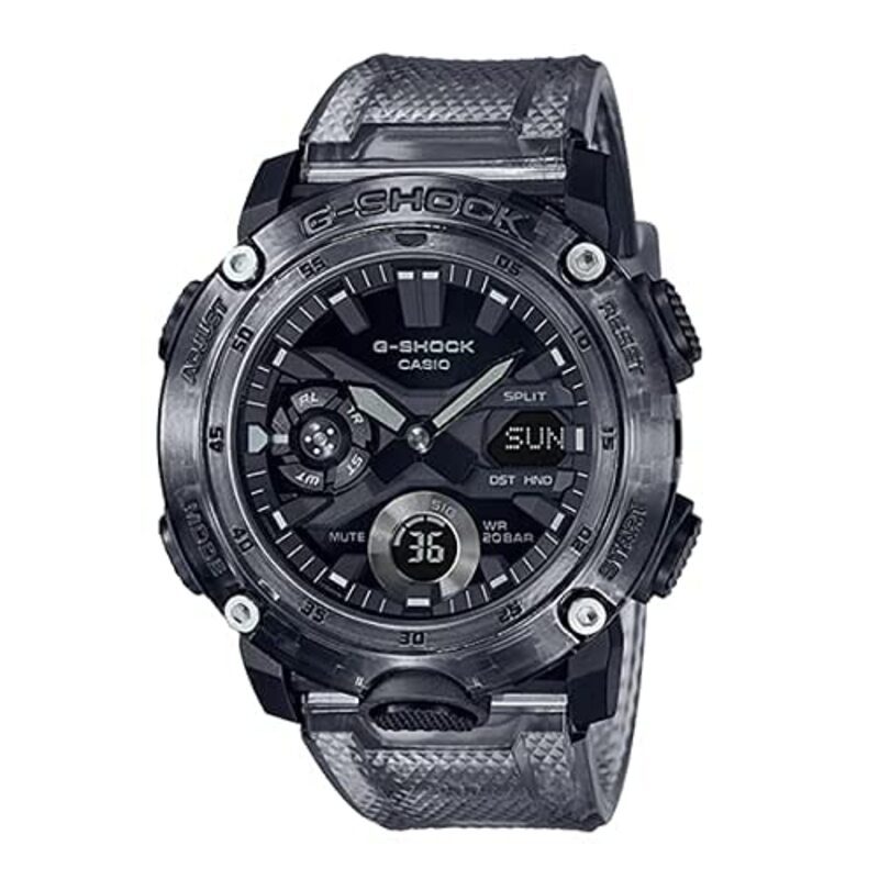 

Casio Analog/Digital Watch for Men with Resin Band, GA-2000SKE-8ADR, Grey-Grey