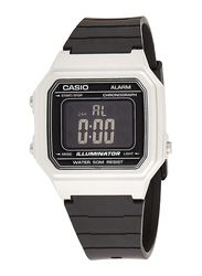Casio Digital Watch for Men with Resin Band, Water Resistant, W-217HM-7BVDF (I114), Black