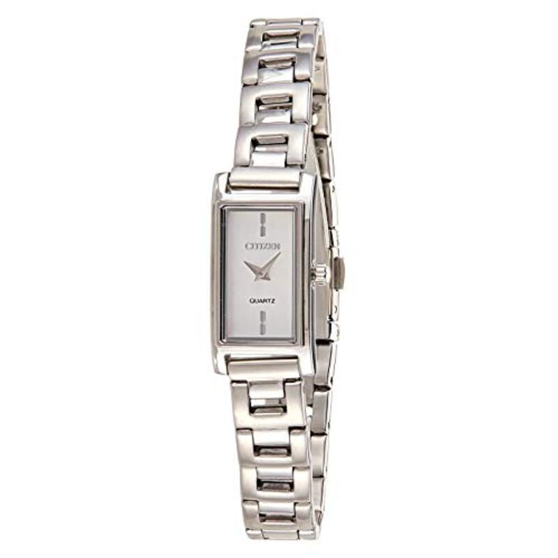 

Citizen Analog Watch for Women with Stainless Steel Band, EZ6360-84D, Silver-Silver