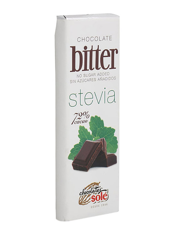 Chocolates Sole Stevia Dark Chocolate, 25g