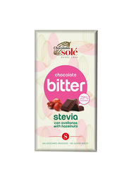 Chocolates Sole Stevia Dark Chocolate with Hazelnuts, 100g
