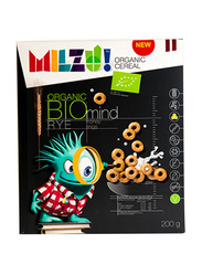Milzu Mind Organic Rye Honey Rings, 200g