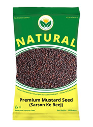 Natural Spices Mustard Seeds Black India, 100g