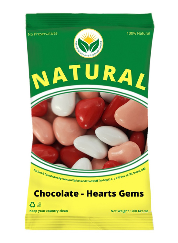 

Natural Spices Hearts Gems Chocolate, 200g