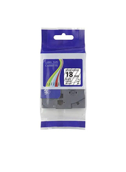 Brother TZE-141 18mm Laminated Tape, Black/Clear