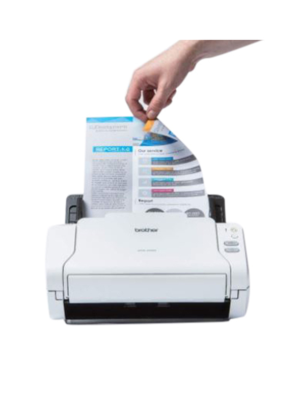 Brother ADS-2200 Professional Document Scanner, with ADF, 1200DPI, White