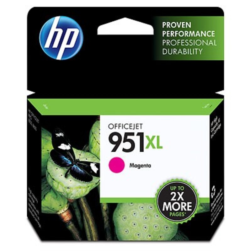 

HP 951XL Magenta Officejet Ink Cartridge (CN047AA)