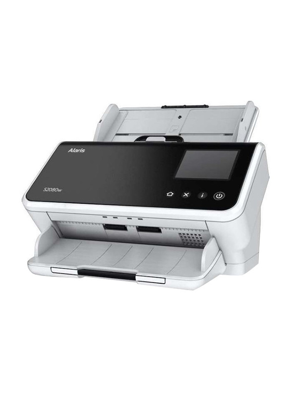 

Kodak Alaris S2080W Dual RGB LED ADF Scanner, 80ppm/160ipm, 600DPI, LCD Display, Black/White