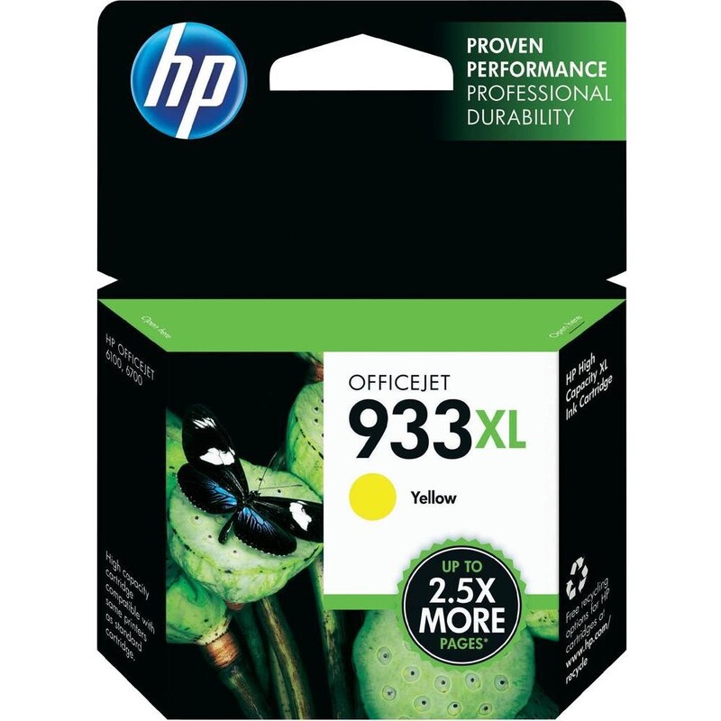 

HP 933XL Yellow Ink Cartridge (CN056AE)