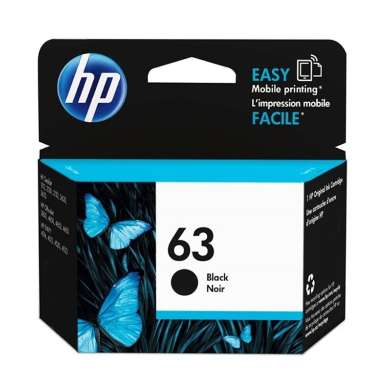 

HP 63 Black Ink Cartridge (F6U62AN)