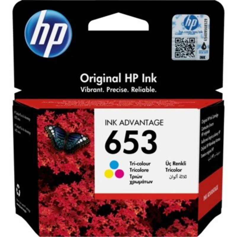 

HP 653 Tri-color Ink Advantage Cartridge (3YM74AE)