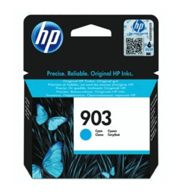 

HP 903 Cyan Original Ink Cartridge (T6L87AE)