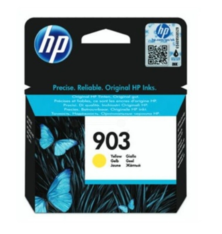 

HP 903 Yellow Original Ink Cartridge (T6L95AE)