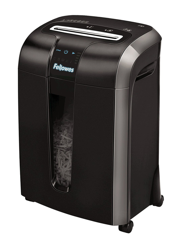 

Fellowes Powershred 73Ci 100% Jam Proof Cross Cut Shredder, Black