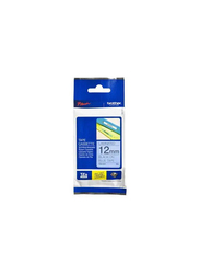 Brother TZE-531 12mm Laminated Tape, Black on Blue