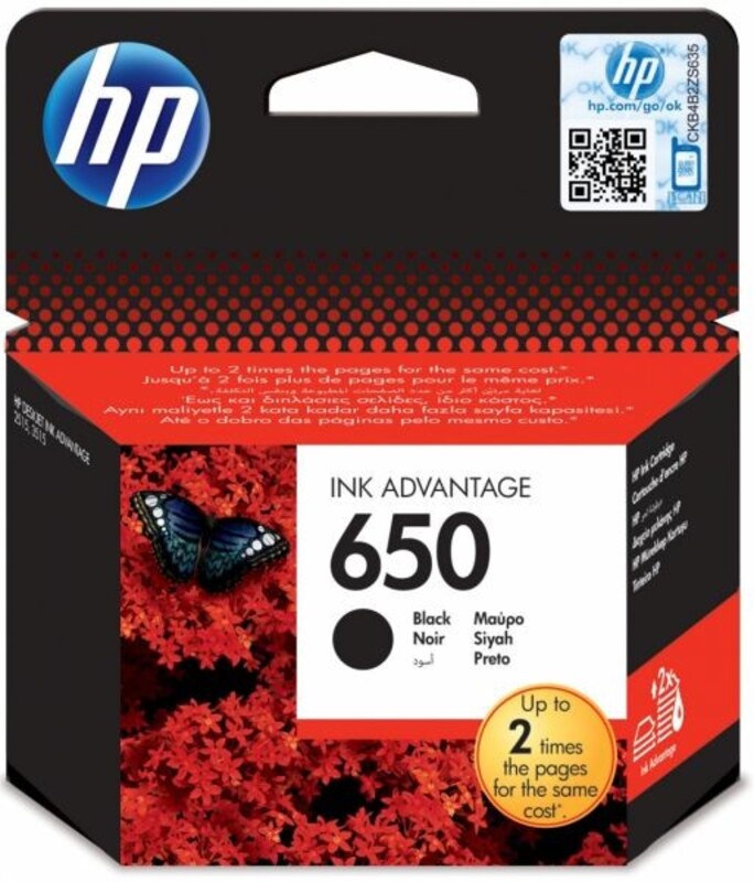 

HP 650 Black Ink Cartridge (CZ101AE)
