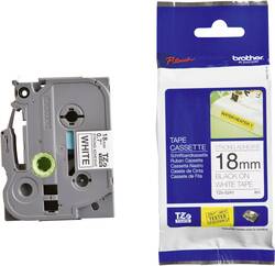 Brother TZ-S241 18mm Black on White Strong Adhesive Label Tape
