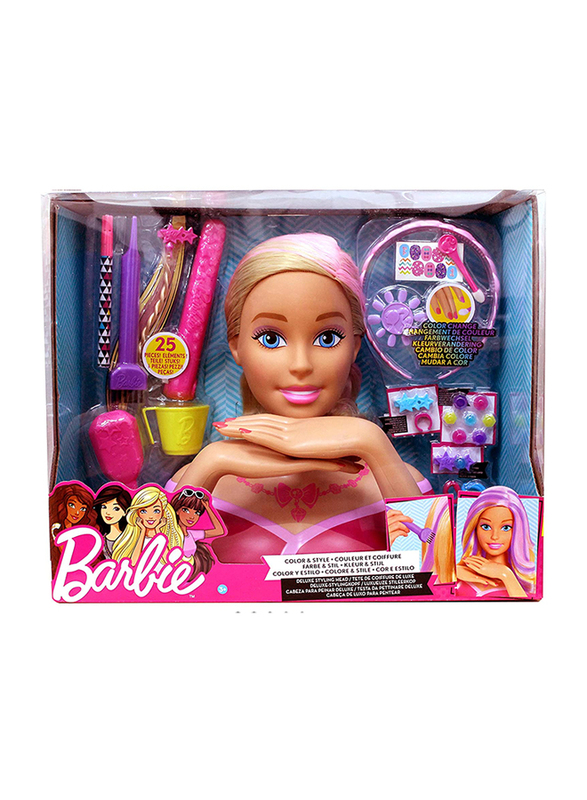 

Barbie Deluxe Styling Head Set, 25 Pieces, Ages 3+