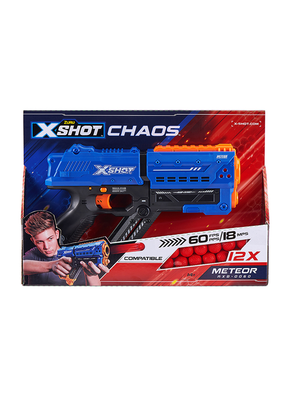 

X-Shot Chaos Meteor Blaster with Dart Ball, 13 Pieces, Ages 14+