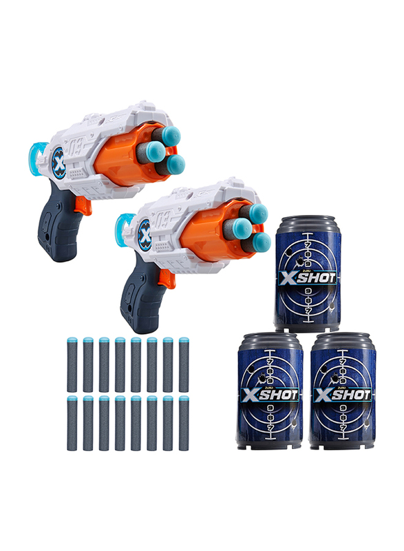 

X-Shot MK 3 Foam Dart Blaster Set, 21 Pieces, Ages 8+
