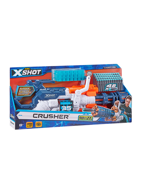 

X-Shot Excel Crusher Blaster, 83 Pieces, Ages 8+