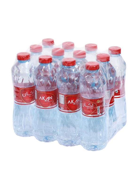

Akan Waters Premium Bottled Drinking Water, 12 x 500ml